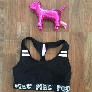 Victoria’s Secret PINK Sports Bra Crop With Dog